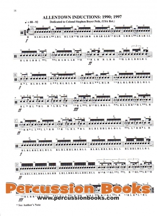 Rudimental Solos for Accomplished Drummers Sample 2